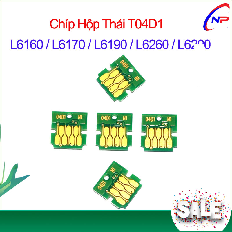 chip-muc-t04d1-epson-l6160-6170-6190-l62602-6270-6290 Chip mực Thải T04D1 Epson L6160 L6260 L6290