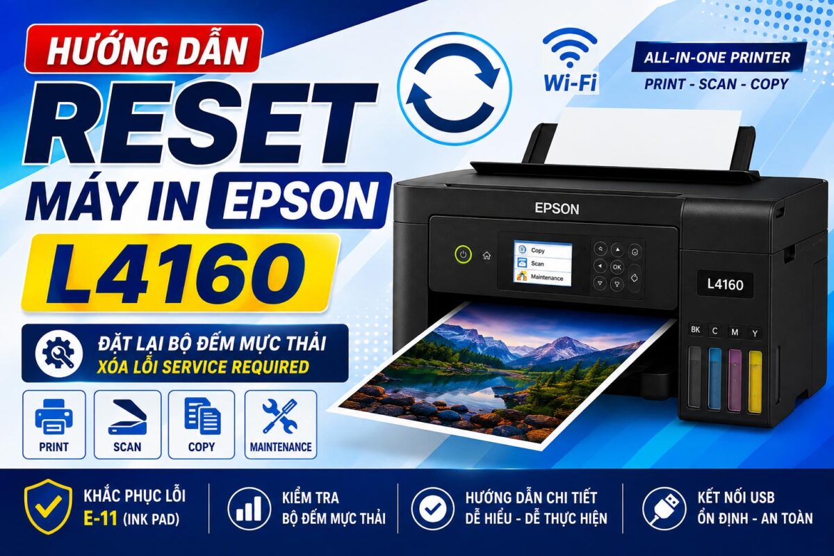 Phần mềm reset máy in epson L4160