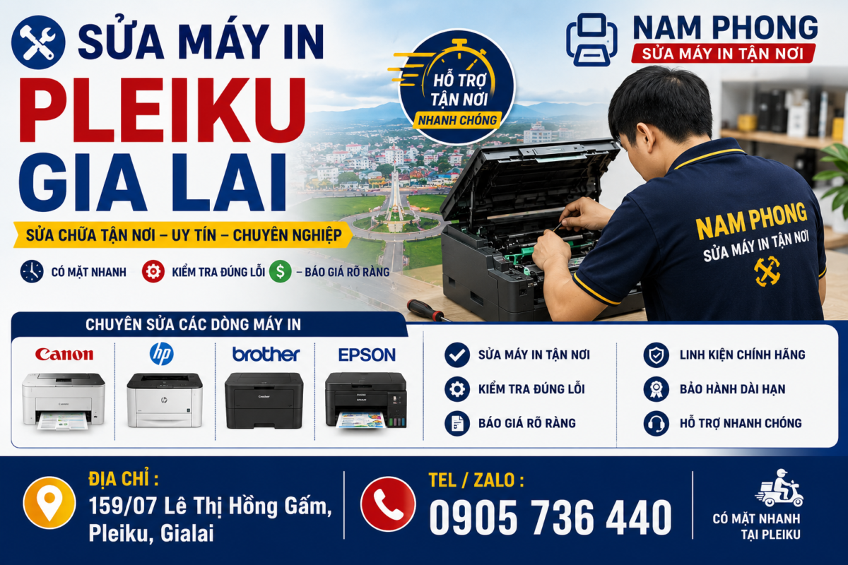 Sửa Máy In Pleiku - Gialai