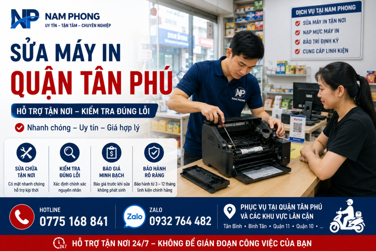 sửa máy in quận tân phú