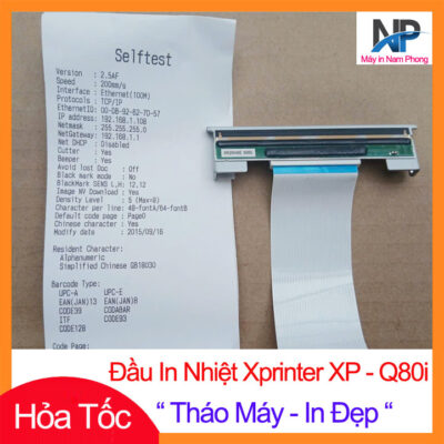 đầu in nhiệt xprinter xp q80i