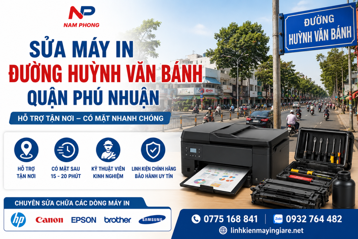 sửa máy in đường huỳnh văn bánh quận phú nhuận