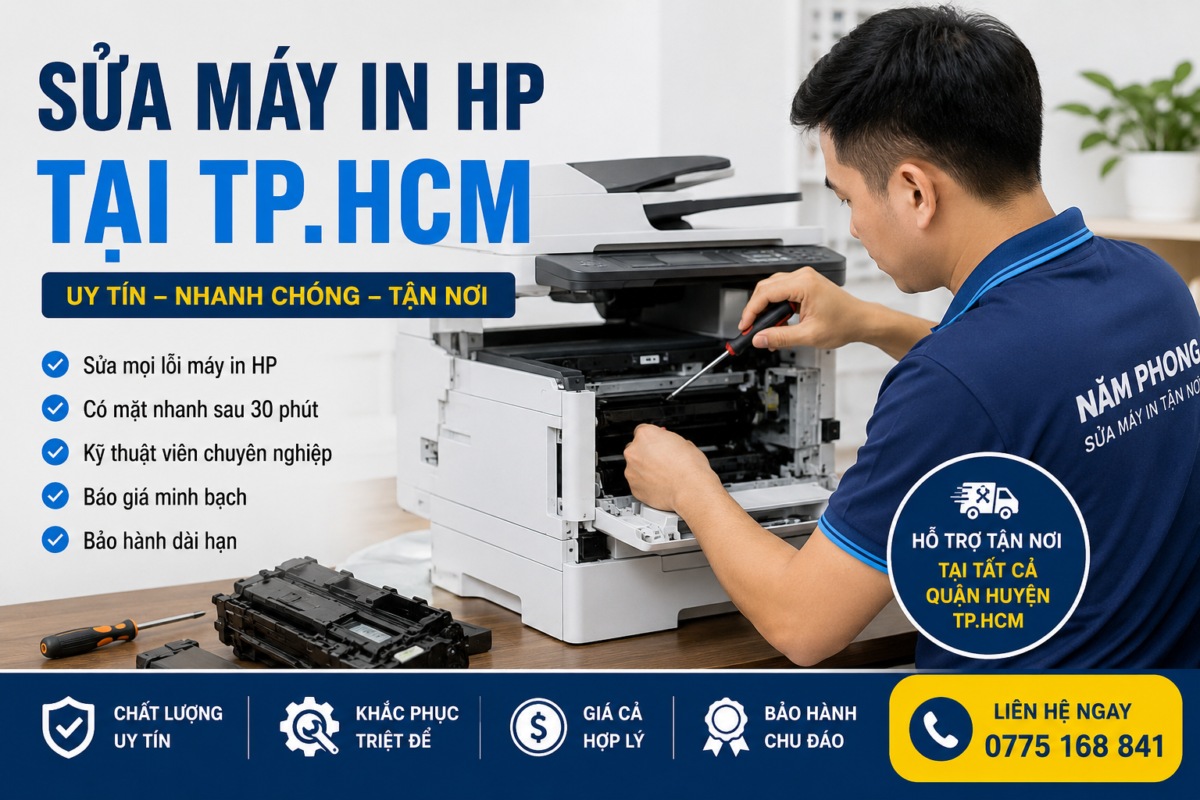 sửa máy in hp tại tphcm